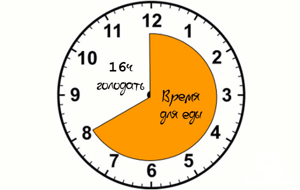 Голодание 16/8 Голодание 16/8
