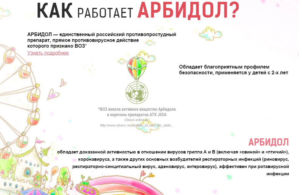 Как работает Арбидол?