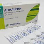 Свечи анальгин
