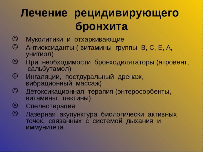 Методы лечения частых бронхитов у детей