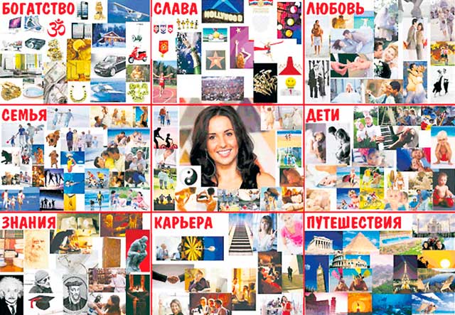 Карта визуализации желаний: как сделать правильно Как сделать карту визуализации желаний