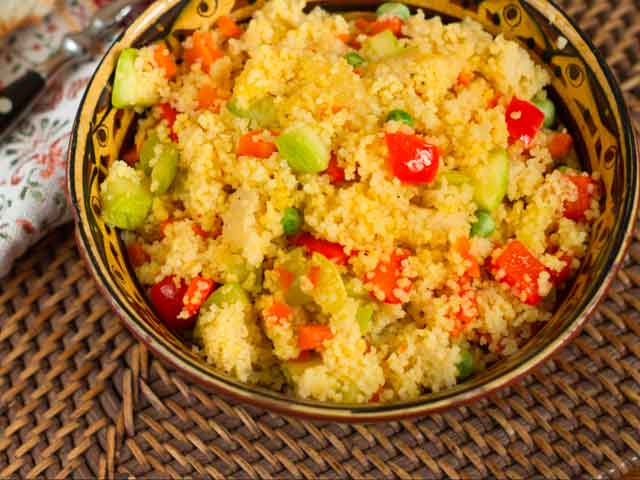Кускус с овощами Рецепт кускус с овощами