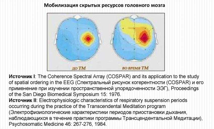 Мобилизация скрытых ресурсов головного мозга во время медитации Мобилизация скрытых ресурсов головного мозга