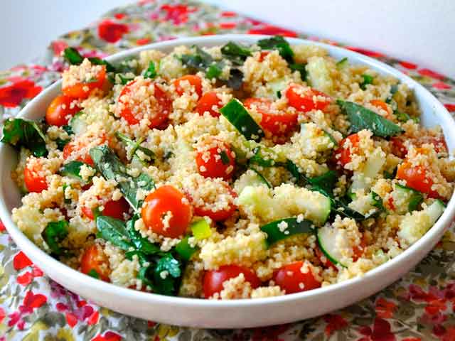 Салат из кускуса Рецепт салата из кускуса