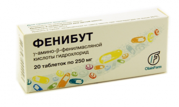 Фенибут для детей старше 2 лет Фенибут для детей старше 2 лет - препарат